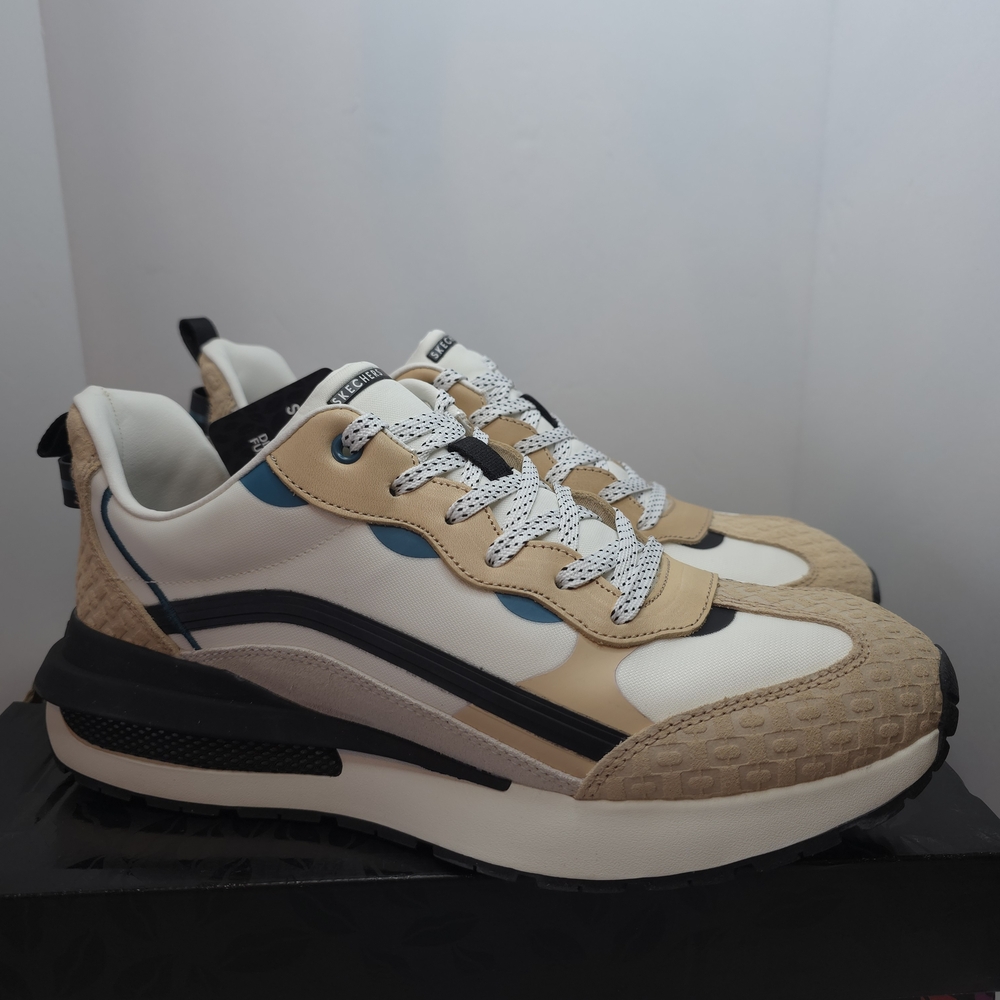 Skechers x Diane von Furstenberg Halos Sky Neutrals Sneakers Womens 11 NEW